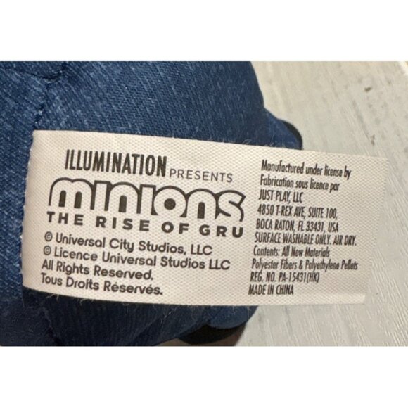 Minions The Rise Of Gru Stuart Plush Toy 5" Illumination One Eye & Denim Outfit - Picture 5 of 8